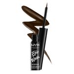 NYX Professional Makeup Epic Wear Semi-Permanent Liquid Liner, Longwearing, Waterproof, Eye Liner and Body Art, Matte Finish, Colour: Brown