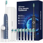 Ultrasonic Toothbrush for Adults - MISSCOZY Reachargeable Electric Toothbrush with 8 Brush Heads, Travling Case, 5 Modes & Smart Timer, Ultra Sonic Toothbrush