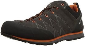 SCARPA Men's Crux Lightweight Suede Leather Approach Shoes for Hiking & Walking, Shark/Tonic, 7.5-8