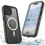 Full Body Case Compatible with iPhone 15 Plus 6.7 Inch,Waterproof DirtProof DropProof Snowproof Anti-Scratch Clear Rugged Built-in Screen Protector and Camera Lends Heavy Duty Protect