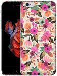 Glisten - iPhone 6 Plus Case, iPhone 6s Plus Case - Flower Pattern Design Printed Cute Slim Plastic Hard Snap on Protective Designer Back Phone Case/Cover for iPhone 6 Plus / 6s Plus. [5.5"]