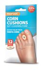 PROFOOT Corn Cushions - 12 Cushioning Pads - Instant Relief from Painful Corns - Super Soft Cushioning Foam Pads for Pressure Relief - Self Adhesive Pads