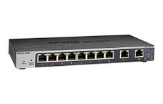 NETGEAR 10-Port Gigabit/10G Ethernet Smart Managed Plus Switch (GS110EMX) - with 2 x 10G/Multi-gig, Desktop/Rackmount, and ProSAFE Lifetime Protection