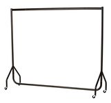 The Shopfitting Shop Heavy Duty Clothes Rail Garment Rail 6ft Long x 5ft High Metal Storage Hanging Rack