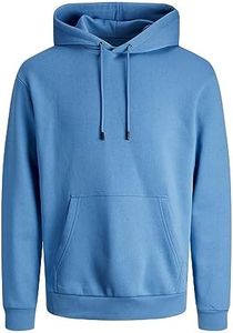JACK&JONES PLUS Jjebradley Sudadera con Capucha Noos Pls, Costa del Pacífico, 3XL Grandes para Hombre