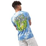 Free Authority Rick & Morty Printed Loose Fit Blue Cotton Men's T-Shirt