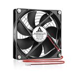 GDSTIME 120mm Fan 120 x 25mm Computer Fan 12V Case Fan 12CM PC Fan Axial Fan 1800 RPM Case Fan DC Brushless Cooling Fan For PSU Chassis Cabinet Workstation Server