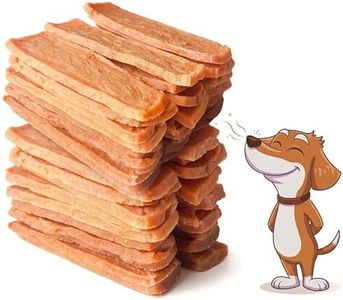 Chaoskitchen Smoked Salmon Jerky Dog Treats, Wild Caught Grain Free Slices with Omega 3 for Skin & Coat, High Protein Training Rewards, Puppy & Senior Friendly for All Breeds, 8.8 oz (250g)