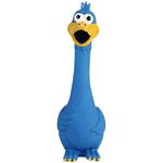 MarkMark Squeaky Dog Toys Rubber Squeeze Screaming Chicken Rooster Duck for Dogs DN7152 (Blue)