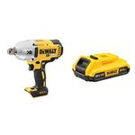 DEWALT DCF897N 18V 950 Nm XR Li-ion 3/4-inch Cordless Impact Wrench With DEWALT DCB183 18V 2Ah XR Li-ion Battery Pack