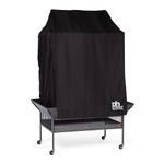 Prevue Pet Products Large Bird Cage Cover - 12505 Black 36" L x 24" W x 49" H