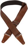 Fender Tooled Leather Strap - 2" Wide - Brown