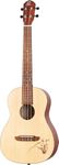 Ortega Guitars Baritone Ukulele Acoustic – Bonfire Series – Spruce, Sapele, Natural (RU5-BA)