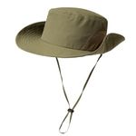 TOP-EX Summer Sun Hats for Men Big Head Women Wide Brim Golf Bucket Safari Waterproof Beach UPF50+ Fishing Hiking Army Green