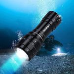 Wurkkos DL07 Diving Flashlight Rechargeable Scuba Dive Light, IPX8 Waterprood Diving Torch Max 3000 Lumens, 135 ° Beam Angle Diving Torch High 90 CRI Dive Video Photography Light with Ball Joint