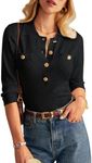 GRACE KARIN Women Polo Sweater Shor