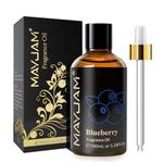 MAYJAM 100ML Blueberry Fragrance Oil Essential Oil, 3.38FL.OZ Large Volume Blueberry Oil for Diffuser, Great for DIY Soap and Candle Making