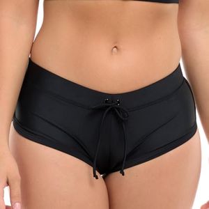 Body Glove Women's Standard Smoothies Sidekick Sporty Swim Short, Black, X-Small