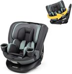 Safety 1st Turn and Go 360 ST Rotating All-in-One Convertible Car Seat, SafetySwivel Technology, SecureTech Installation, 3-in-1 Rear-Facing, Forward-Facing, Booster, 5-100 lbs, Seafoam Mist