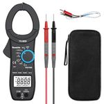 Themisto TH-M89 Auto Range, AC Current, True Rms Digital Clamp Meter (1000A,6000 Counts), Black