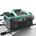 YVLEEN Paddle Board Cooler, Upgraded Waterproof Hard Bottom, SUP Cooler Durable PVC Material Paddle Board Deck Bag with Mesh Front Pocket, Super Capacity for paddleboards and Kayaking Accessories