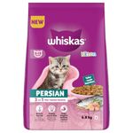 Whiskas Persian Kitten (2-12 Months) Dry Cat Food, 6.8kg, 100% Complete & Balanced Tailor Made Nutrition, Reduces Hairfall, for Healthy Coat & Skin