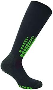 Eurosock unisex adult Wool Supreme Snow Ski Socks, Charcoal, Large US