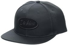 Dickies Men's Twill Flat Bill Cap, Grey, One Size