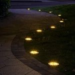 SOLPEX Solar Outdoor Lights 20 Packs, Solar Garden Lights Outdoor Waterproof Bright Pathway Landscape Lighting Decor for Deck, Lawn, Patio, Yard, Driveway, Step and Walkway (20Pack, Warm White)