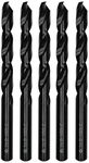 DelitonGude Metric 11.0mm HSS M35 Cobalt Twist Drill Bits High Speed Steel,Pack of 5,Suitable for Steels,Cast Iron,Stainless Steel,Copper and Other Hard Metals(11.00mm)