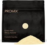 Promix Whey Protein Isolate Powder, Vanilla - 2.5lb Bulk - Grass-Fed & 100% All Natural - ­Post Workout Fitness & Nutrition Shakes, Smoothies, Baking & Cooking Recipes - Gluten-Free & Keto-Friendly