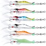 GOTOUR Fishing Lures for Bass, Pre-Rigged Soft Swimbait with Ultra Sharp Hook, Weedless Bass Lures, Pike Trout Walleye Striped Bass Fishing Lure, Premium Fishing Bait for Freshwater and Saltwater