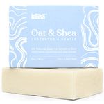 Keika Baby Soap Bar Oat & Shea Unscented for Eczema, Psoriasis, Face, Body, Infant Kids Teens Men Women with Sensitive Skin, 5 oz.