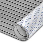 HXBYX EVA Foam Boat Flooring with 3M Self-Adhesive Backing DIY Boats Decking Marine Sheet Faux Teak Material,Non-Slip Cooler Pads for Kayak Yacht SwimPool RV 95"x44"/31"/16"/6.7"/2.4",47.5"x16"