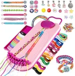 Friendship Bracelet Kit Bracelets Maker: String Bracelet Maker Tool - Gifts for 7 8 9 10 11 12 Girls Women - Craft Kit, Kids Jewelry-Making Kit