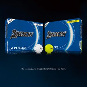 Srixon AD333 Golf Balls, White – 11-Pack