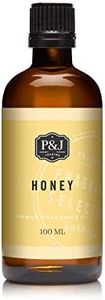 P&J Fragrance Oil - Honey Scented 100ml - Candle Scents, Soap Making, Diffuser Oil, Fresh Scents