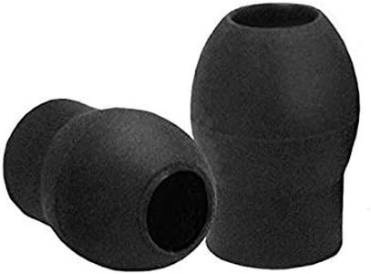 Prestige Medical Soft Premium Push-On Silicone Stethoscope Eartips, Black, Small, 2 Count