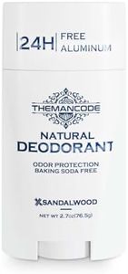 THEMANCODE Deodorant Men Sandalwood, Deodorant Stick for Powerful Odor Control and Sensitive Skin Friendly, 76.5g