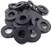TERF® M12 Black Rubber Flat Washer 