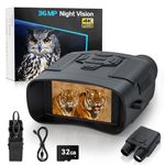 Profey Night Vision Goggles 4K Digital Infrared Night Vision Binoculars for Adults, Night and Day, 3'' Screen Rechargeable Hunting Night Vision with 7-Brightness Level