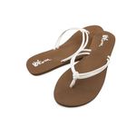 Volcom Women's Forever and Ever Flip Flop Sandal, White - New, 8