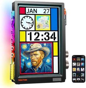 Divoom Times Frame Smart Desk Clock Display with Custom Faces & RGB Glow