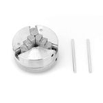 Z011 3-Jaw Lathe Chuck, Three Jaw Chuck, Lumberjack Lathe Jaws Lathe Chuck Zinc Alloy Clamp Accessory for Mini Metal Lathe, Clamping Diameter 0.1-2.2inch
