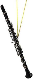 Black Music Clarinet Musical Instrument Ornament NEW