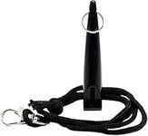 Dog Whistle with Lanyard - Used for Recall & Dog Training - dog whistles for recall - Ideal for dog training (Black)