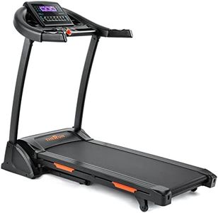 THERUN Incline Treadmill, Treadmill for Running and Walking, 300 lbs Weight Capacity Folding Treadmill with 0-15% Auto Incline, Wide Belt, 3.5HP, App, Heart Rate, Black