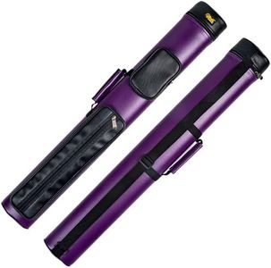 Billmart Pool Cue Case, 2 X 3 Hard Pool Cue Stick Carrying Case, Billiard Stick Accessories, Purple