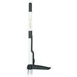 Fiskars Light Weed Puller, Length: 90 cm, Stainless Steel/Plastic Handle, Black/White, 1020127