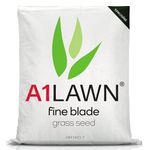 A1 Lawn AM Pro 7 Fine Blade Grass Seed, 5kg (125m2) - UK Premuim Quality, Low Maintenance Slow Growing, Fresh - Ideal for Patch Repair, Over Seeding, New Lawns & Thickening. DEFRA Approved